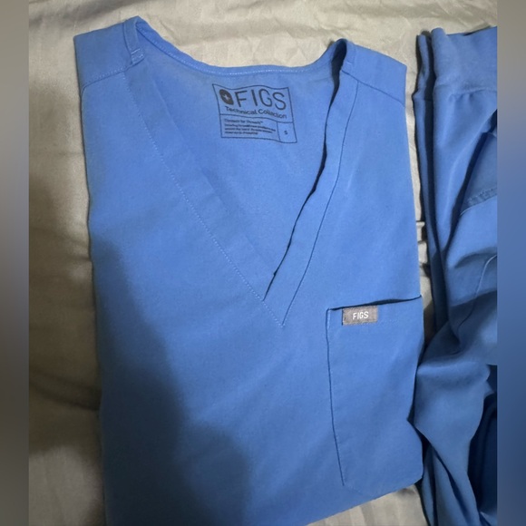 Figs Ceil Zamora Jogger Scrub Pants in SMALL, Catarina one pocket in ceil Small - Picture 2 of 3